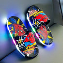 Chinelo do Homem-Aranha com Luz Mágica de LED