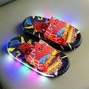 Chinelo do Homem-Aranha com Luz Mágica de LED