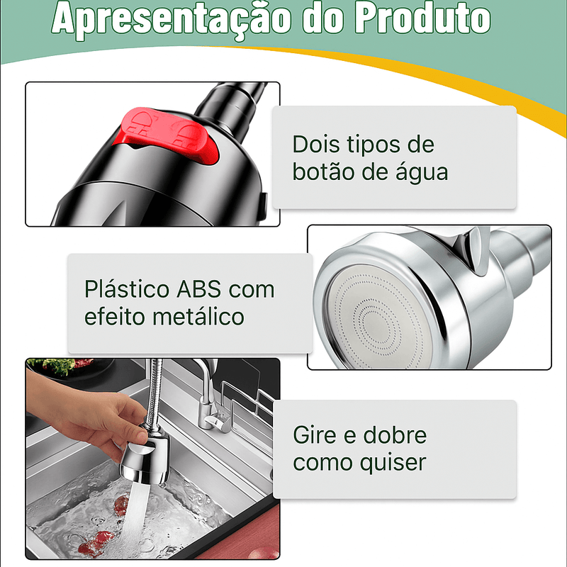 Torneira Adaptada 360°
