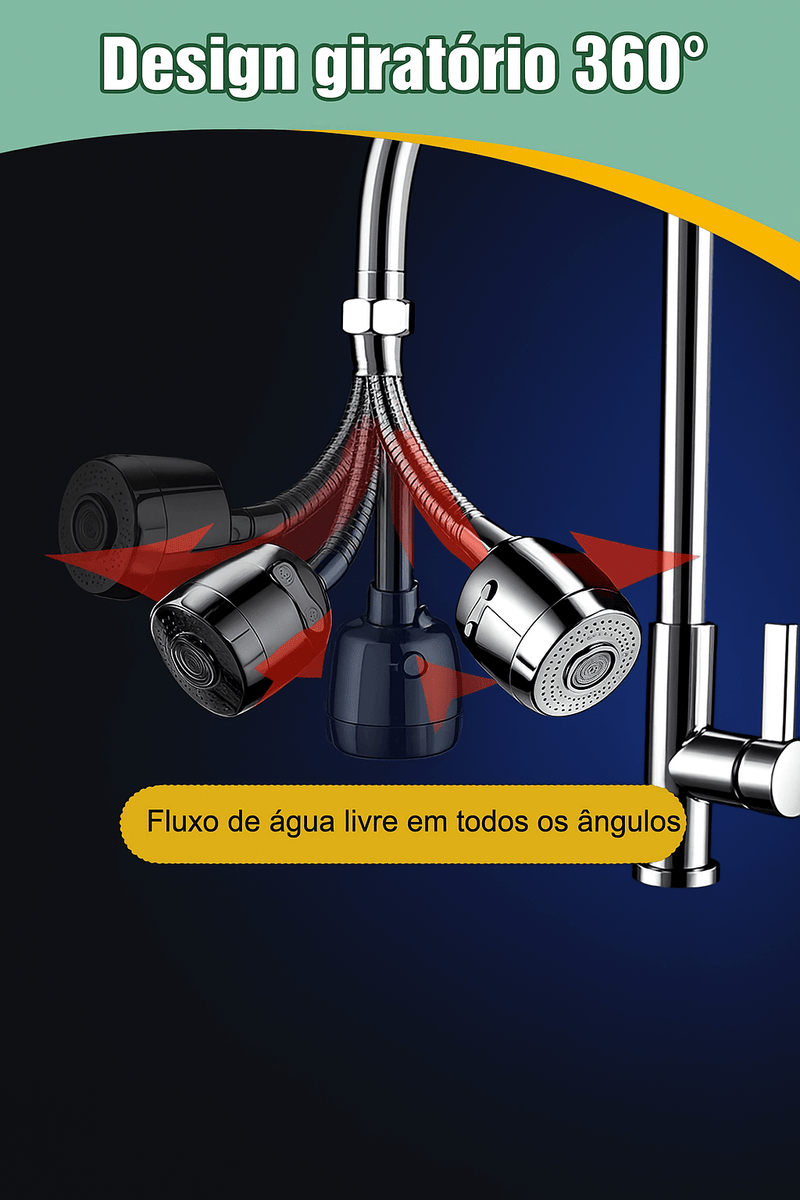 Torneira Adaptada 360°