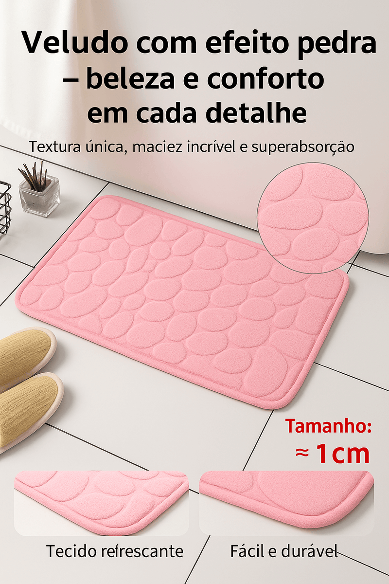 Tapete de Veludo para Banho