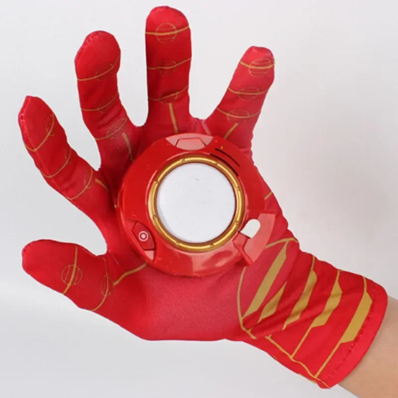Luva do Homem de Ferro com Luz e Som Realistas