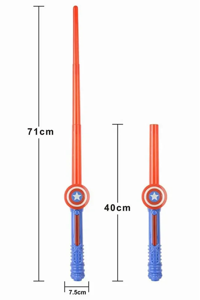 Sabre de Luz dos Superpoderes – Luz e Som dos Heróis Marvel