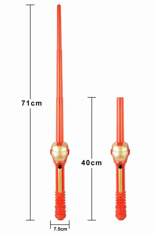 Sabre de Luz dos Superpoderes – Luz e Som dos Heróis Marvel