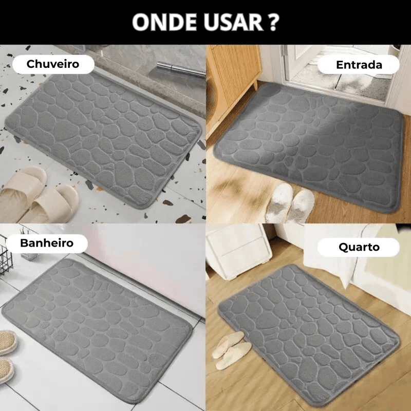 Tapete de Veludo para Banho